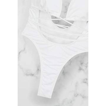 Sovoyontee 2024 Women's High Cut One Piece Bathing Suit