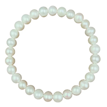 Charm Bracelet - Freshwater Cultured Pearl Stretch Bracelet