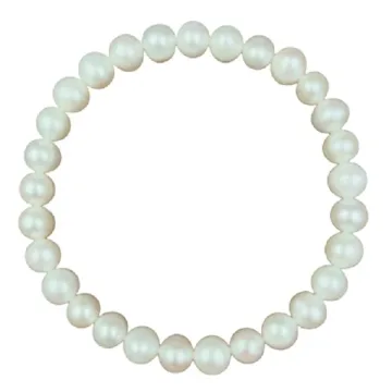 Charm Bracelet - Freshwater Cultured Pearl Stretch Bracelet