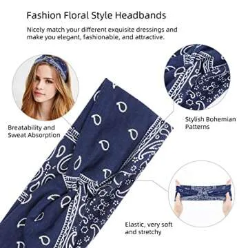 Stylish Knotted Headbands for Women - 4PCS Set