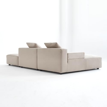Acanva Luxury Modern Modular Sectional Sofa Set