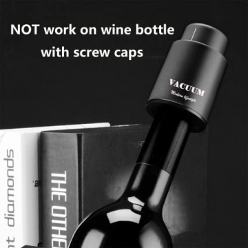 2 Pack Wine Bottle Stoppers – Preserve Freshness Elegant Gift