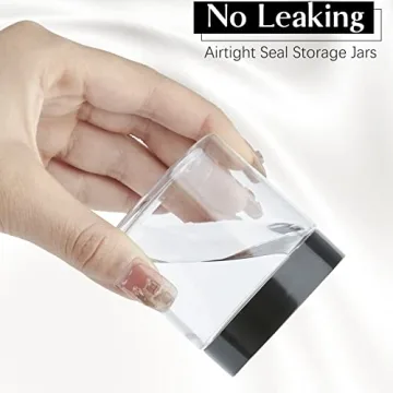 TUZAZO 4 Oz Plastic Jars with Lids & Labels for Crafts