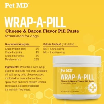Pet MD Wrap A Pill Cheese & Bacon Flavor for Dogs