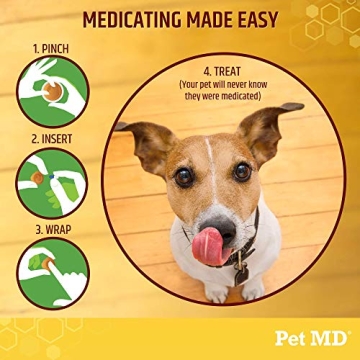 Pet MD Wrap A Pill Cheese & Bacon Flavor for Dogs