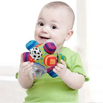 QQchickchicky Developmental Bumpy Ball Toy, Newborn Baby Infant Toys 0-3 Months, Help Develop Motor Skills and Brain Nerves, Sensory Baby Toys 3-6 4 5 6 7 8 9 10 11 12 Months 6.7"