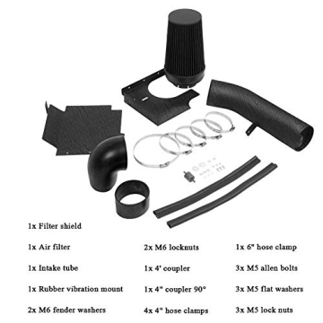 Performance Cold Air Intake Kit for GMC Chevy V8 Engines