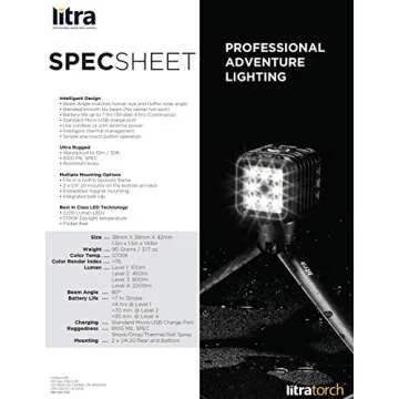 Litra Torch On-Camera Photo and Video LED Light
