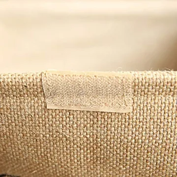 Jute Storage Baskets with Lid for Home Organization