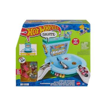 Hot Wheels Skate Fingerboard - Fun Toilet Theme Set for Kids