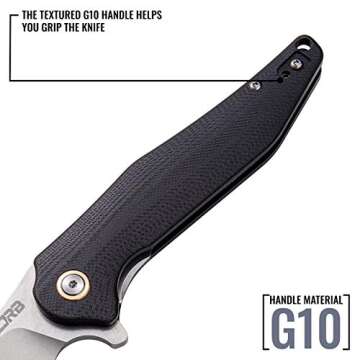 CJRB Agave Folding Knife - Durable, Sharp, Portable