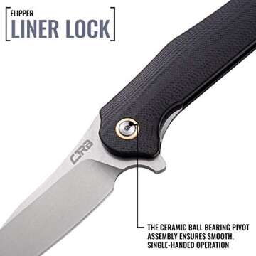 CJRB Agave Folding Knife - Durable, Sharp, Portable