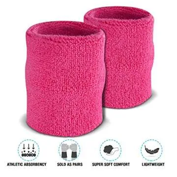 Suddora Multiuse Arm Sweatbands for Sports and Style