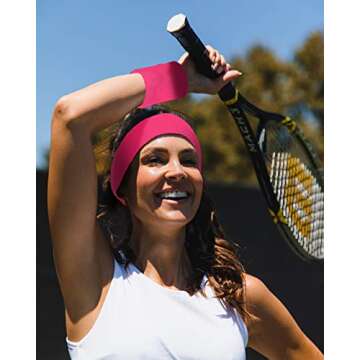 Suddora Multiuse Arm Sweatbands for Sports and Style
