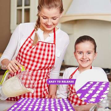 2 PCS Gummy Bear Candy Molds Silicone, 152 Cavity Bear Shape Mini Silicone Gummy Molds for Chocolate, Candy, Biscuits, Cookie, Jelly,Fondant,Ice Cube,Pet Dog Treats Mold