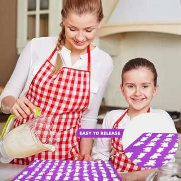 2 PCS Gummy Bear Candy Molds Silicone, 152 Cavity Bear Shape Mini Silicone Gummy Molds for Chocolate, Candy, Biscuits, Cookie, Jelly,Fondant,Ice Cube,Pet Dog Treats Mold