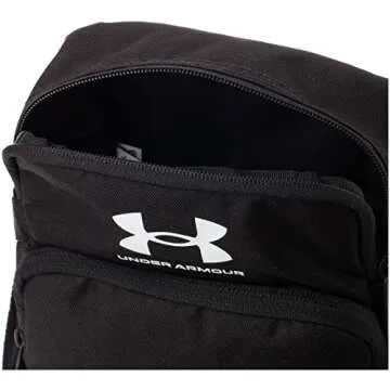 Under Armour unisex-adult Loudon Crossbody , (001) Black / Black / White , One Size