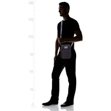 Under Armour unisex-adult Loudon Crossbody , (001) Black / Black / White , One Size