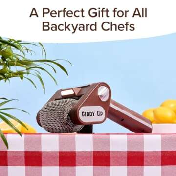 Horsepower Giddy Up Bristle-Free Grill Brush, Cordless & Powerful