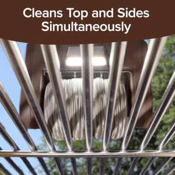 Horsepower Giddy Up Bristle-Free Grill Brush, Cordless & Powerful