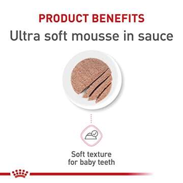 Royal Canin Feline Health Nutrition Mother & Babycat Ultra Soft Mousse in Sauce Canned Cat Food, 3 oz can (24-count)
