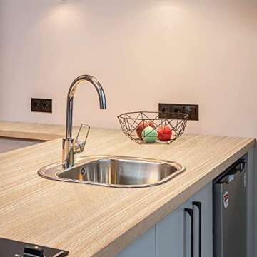 Heroad Brand Natural Wood Contact Paper for Cabinets Realistic Light Wood Grain Contact Paper Peel and Stick Wallpaper Self Adhesive Removable Wallpaper Maple Cherry Paper Liner