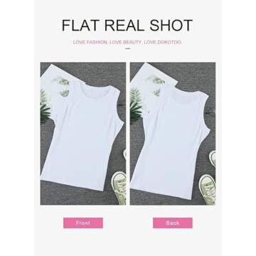 Dokotoo Women's Plus Size Ribbed Tank Tops for Ultimate Comfort