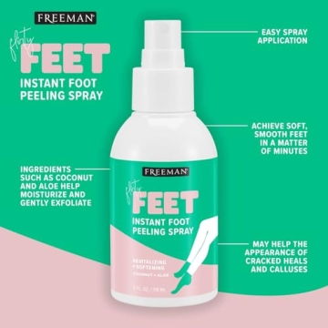 Freeman Flirty Feet Instant Peeling Spray for Baby-Soft Heels