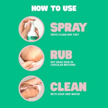 Freeman Flirty Feet Instant Peeling Spray for Baby-Soft Heels