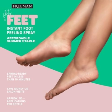 Freeman Flirty Feet Instant Peeling Spray for Baby-Soft Heels