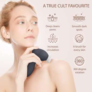 Visofo Facial Cleansing Brush for Spa-Quality Skincare