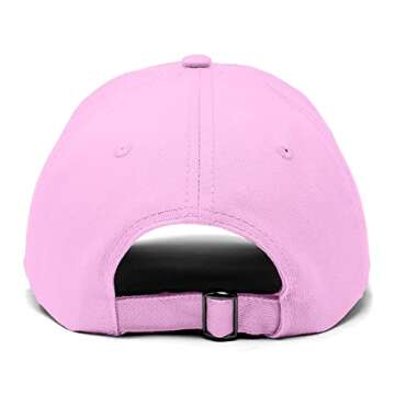 DALIX Infant Baseball Hat Baby Cap Tiny Extra Small Girls Boys in Light Pink