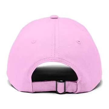 DALIX Infant Baseball Hat Baby Cap Tiny Extra Small Girls Boys in Light Pink
