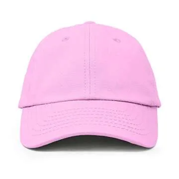 DALIX Infant Baseball Hat Baby Cap Tiny Extra Small Girls Boys in Light Pink