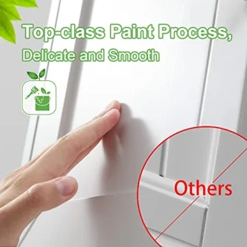 Stylish VANIRROR Wall Mounted Bathroom Cabinet with Adjustable Shelves