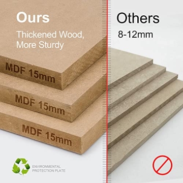 Stylish VANIRROR Wall Mounted Bathroom Cabinet with Adjustable Shelves