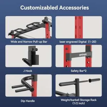 Sportsroyals Power Cage with Adjustable Crossover System