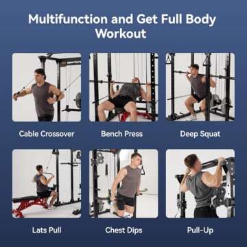 Sportsroyals Power Cage with Adjustable Crossover System