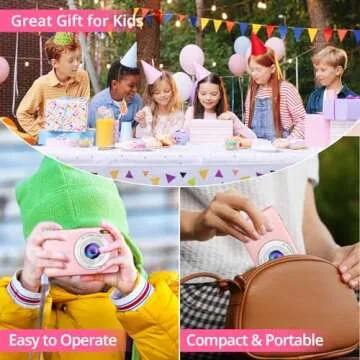 Digital Camera,1080P 44MP Digital Cameras, Digital Point and Shoot Camera for Kids with 16X Zoom, Anti-Shake, Compact Small Travel Camera for Beginner Children Boys Girls Teens Gift