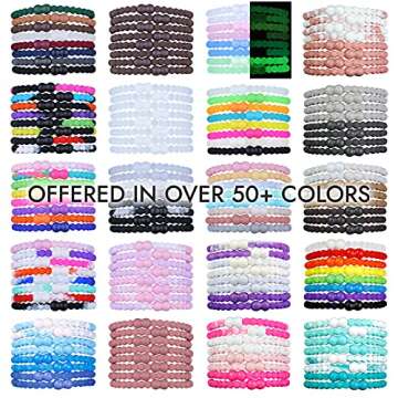 PRO Hair Tie - Easy-Release Clasp - Secure Hold - No Damage - Great for ANY Active Lifestyle (Flamingo Pack of 8)