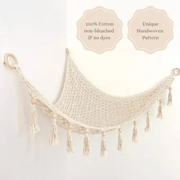 Sasa Macrame Toy Hammock for Babies and Toddlers