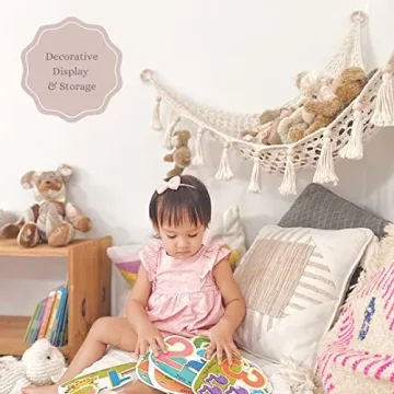 Sasa Macrame Toy Hammock for Babies and Toddlers