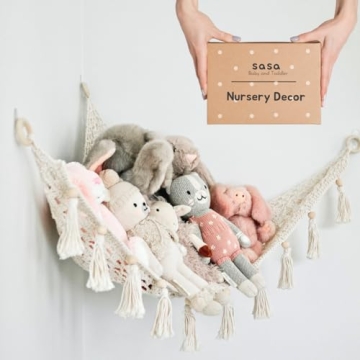 Sasa Macrame Toy Hammock for Babies and Toddlers