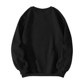 Bow Sweatshirt Oversized Crewneck Sweatshirt Women Cute Graphic Sweatshirts No Hood Fleece Pullover Bow Sweater Cute Teen Preppy Sweat Shirts Long Sleeve Y2k Tops Coquette Clean Girl Aesthetic Clothes