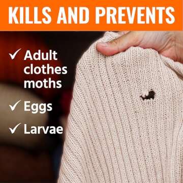 TERRO Clothes Moth Killer - Powerful Odorless Protection