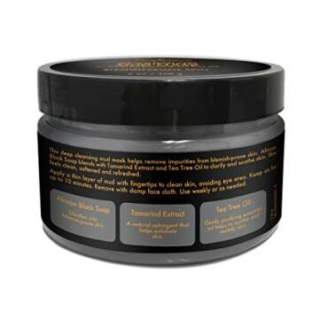 SheaMoisture African Black Soap Problem Skin Facial Mask, 4 Ounce