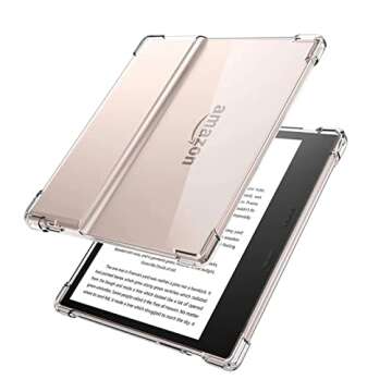 SFFINE Clear Case for 7" Kindle Oasis - Perfect Fit, Durable Protection