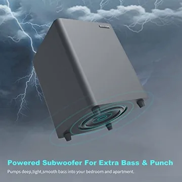 BESTISAN 6.5’’ Powered Subwoofer for Home Audio