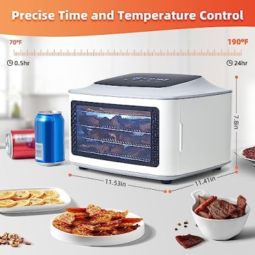Septree Compact Food Dehydrator for Healthy Snacking