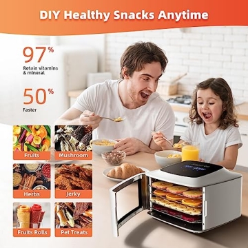 Septree Compact Food Dehydrator for Healthy Snacking
